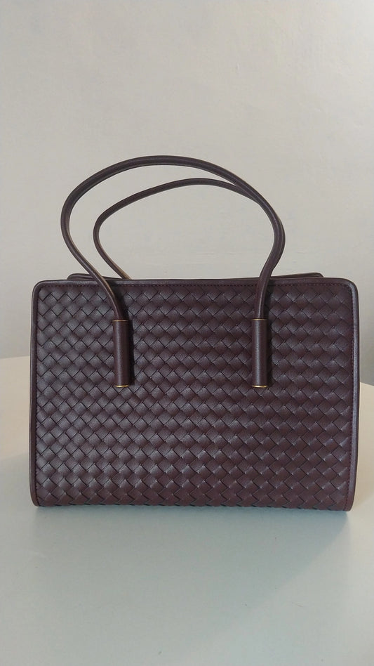 PRE-ORDER   THE CITY tote  Burgundy
