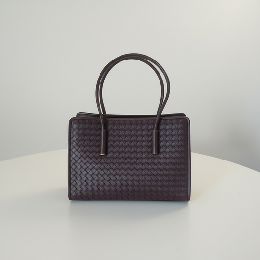 THE CITY tote  Burgundy