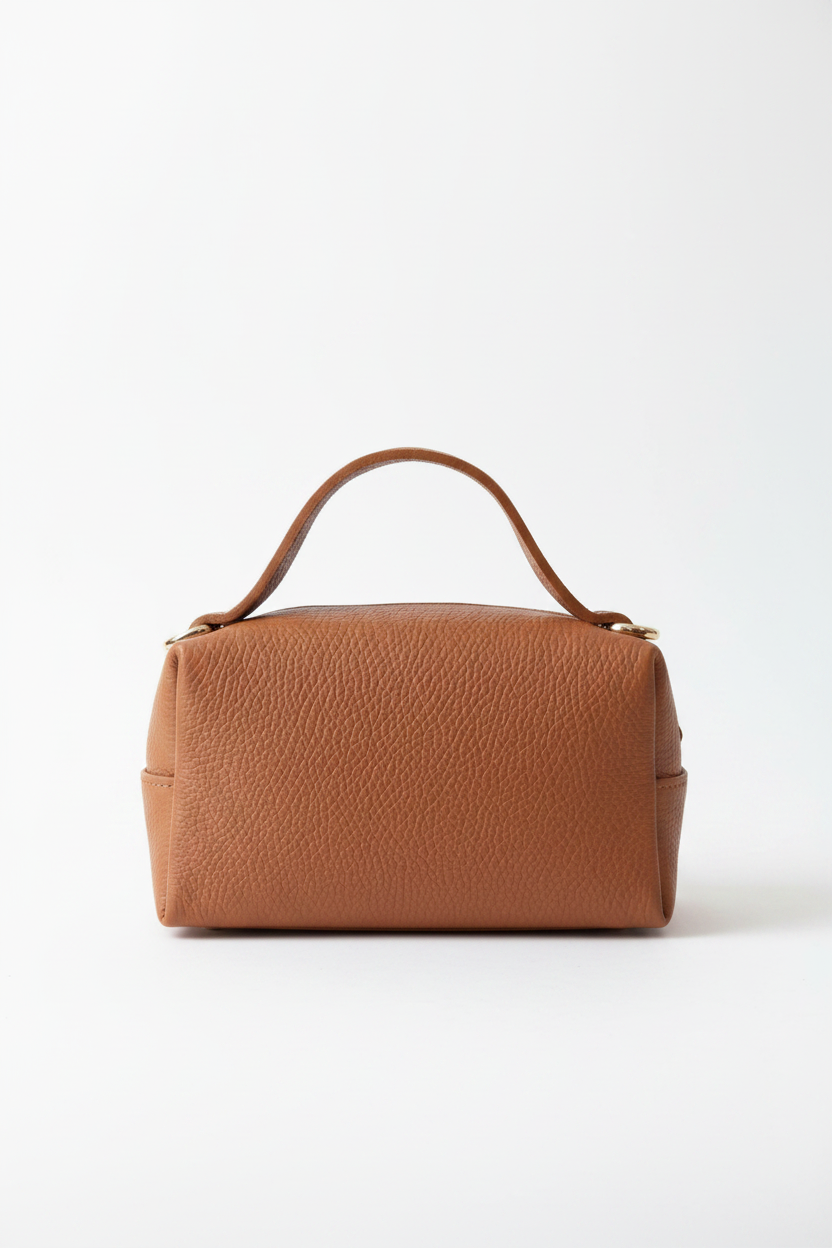 Beauty/Minibag Cuoio